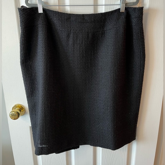 Lafayette 148 Wool Tweed Pencil Skirt sz 18 - Picture 6 of 9